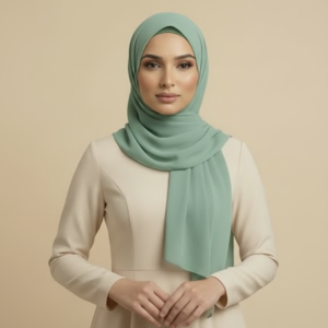 Green Rayon Hijab