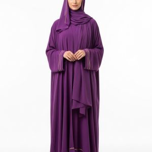 Purple Rayon Abaya