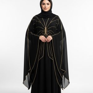 Black Butterfly Abaya