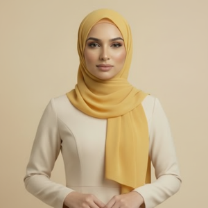 Yellow Rayon Hijab