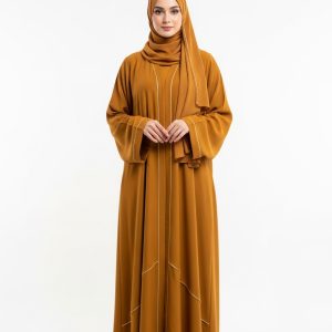 Mustard Rayon Abaya