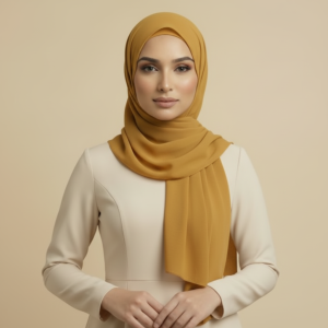 Mustard Rayon Hijab