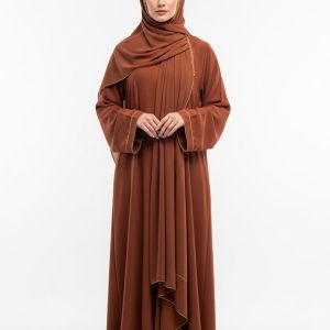 Rust Rayon Abaya