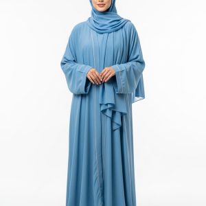 Sky Blue Rayon Abaya