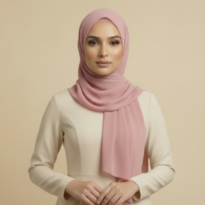 Rose Rayon Hijab