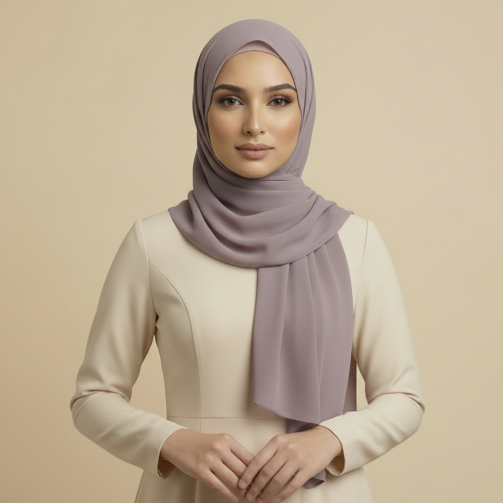 Plum Rayon Hijab