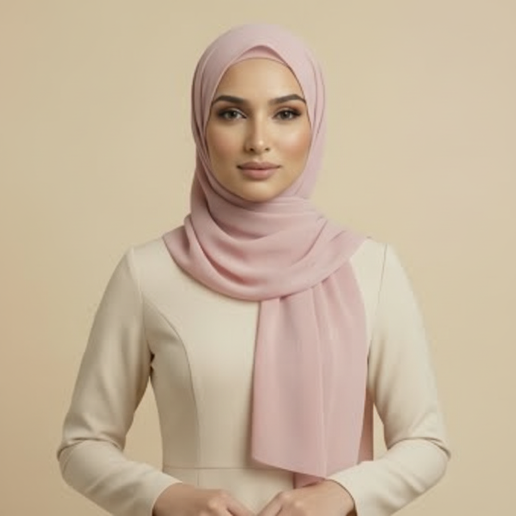 Pink Wool Hijab