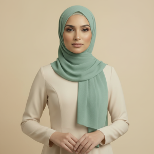Mint Wool Hijab