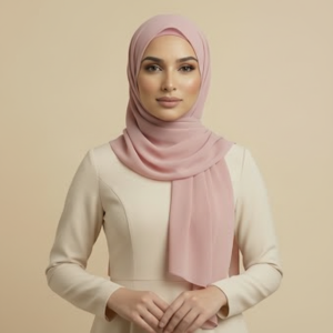 Pink Pashmina Hijab