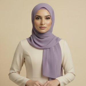 Purple Pashmina Hijab